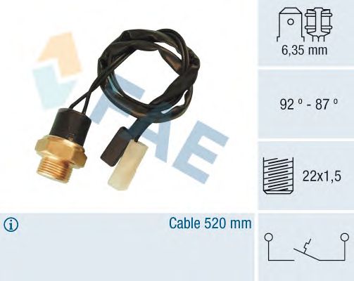 Датчик включения вентилятора FAE 37500