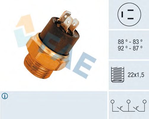Датчик включения вентилятора FAE 37800