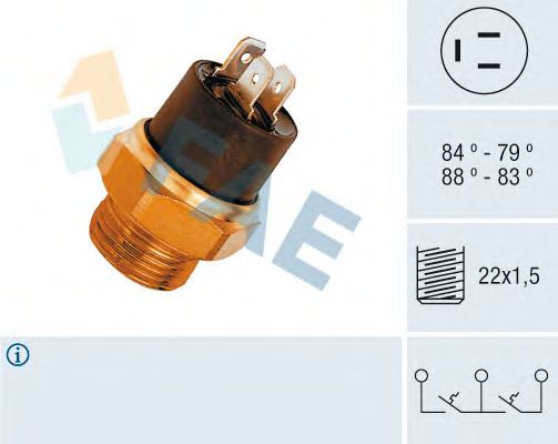 Датчик включения вентилятора FAE 37810