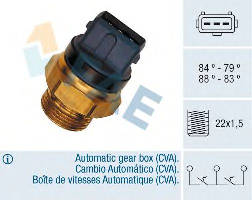 Датчик включения вентилятора FAE 37940