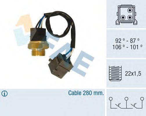 Датчик включения вентилятора FAE 38400