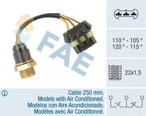 Датчик включения вентилятора FAE 38065