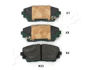 Гальмівні колодки ASHIKA 50-0K-K23