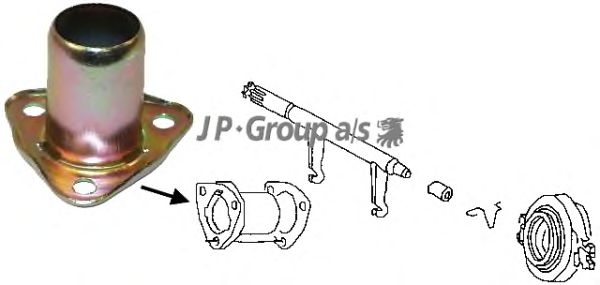 Направляющая выжимного подшипника JP GROUP 8130300100