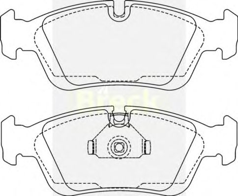 Тормозные колодки BRECK 21643 00 701 00