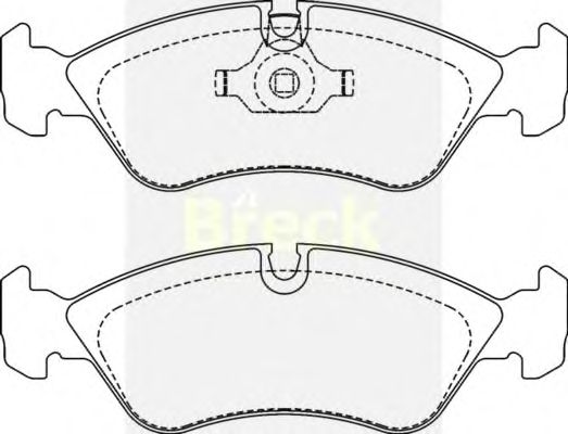 Тормозные колодки BRECK 21862 00 701 00
