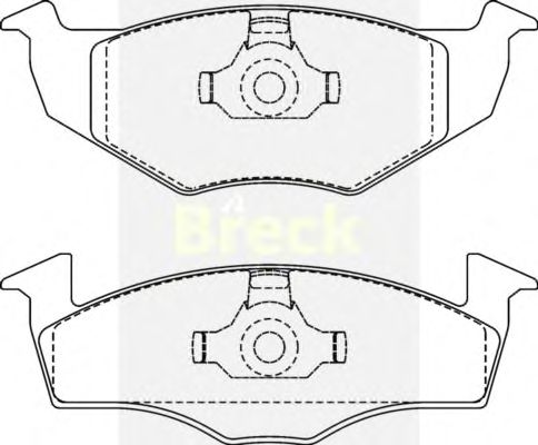 Тормозные колодки BRECK 21866 00 702 00