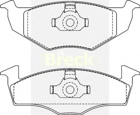 Тормозные колодки BRECK 21866 20 702 00