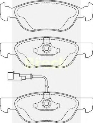 Тормозные колодки BRECK 21927 00 702 10