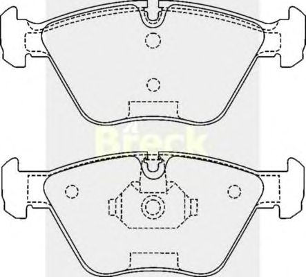 Тормозные колодки BRECK 23183 00 701 00