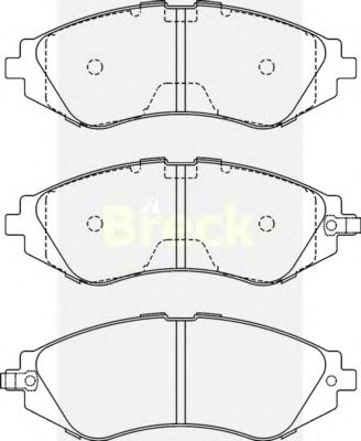 Тормозные колодки BRECK 23234 00 701 10