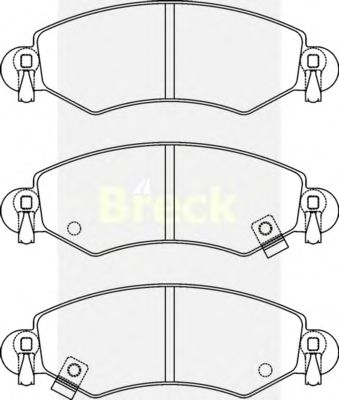 Тормозные колодки BRECK 23253 00 702 10