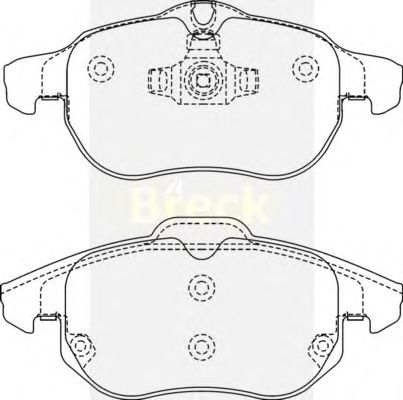 Тормозные колодки BRECK 23402 00 701 00