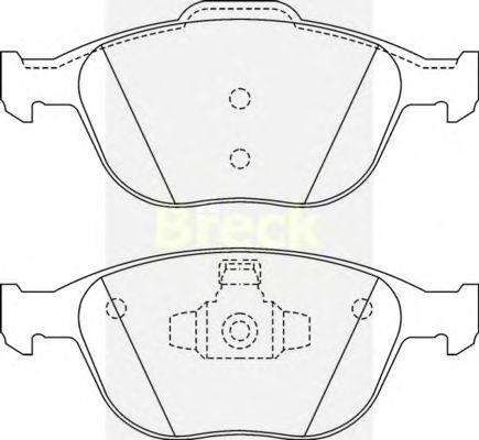 Тормозные колодки BRECK 23440 00 701 00