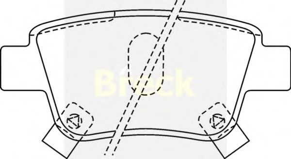 Тормозные колодки BRECK 23620 00 702 10