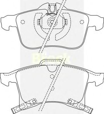 Тормозные колодки BRECK 23832 00 702 10
