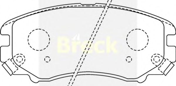 Тормозные колодки BRECK 23891 00 701 10