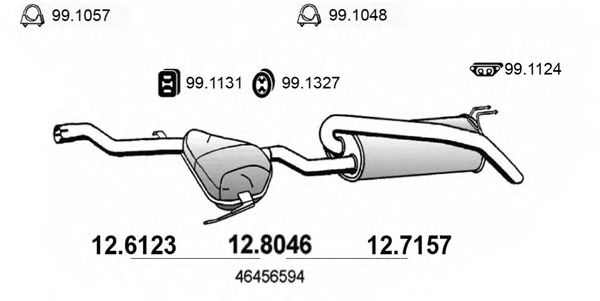 Глушитель ASSO 12.8046