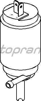 Насос омывателя фар TOPRAN 722 448