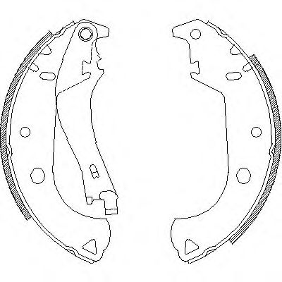 Тормозные колодки REMSA 4125.01