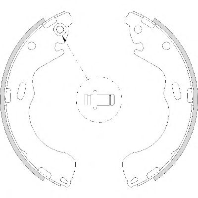 Тормозные колодки REMSA 4210.00