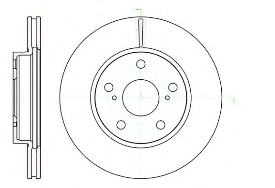 Гальмівний диск REMSA 61122.10