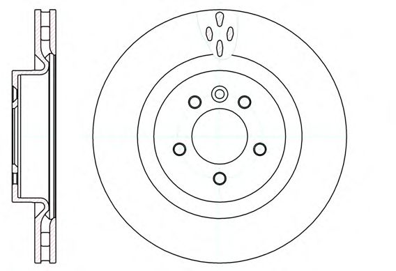 Гальмівний диск REMSA 61149.10