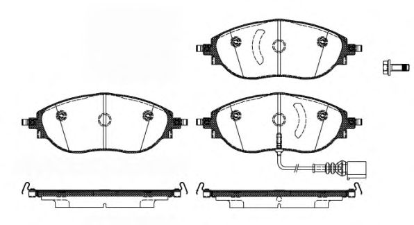 Тормозные колодки REMSA 1470.01
