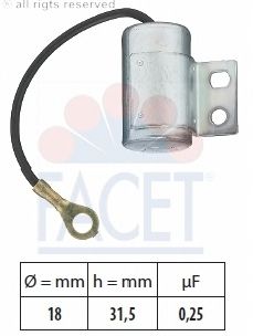 Конденсатор запалювання FACET 0.0613