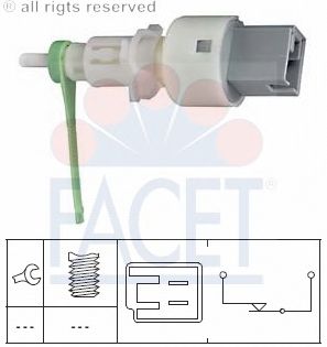 Выключатель, привод сцепления FACET 7.1159