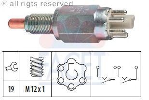 Выключатель, фара заднего хода FACET 7.6243