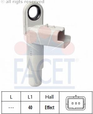 Датчик положения распредвала FACET 9.0463