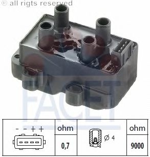 Катушка зажигания FACET 9.6265