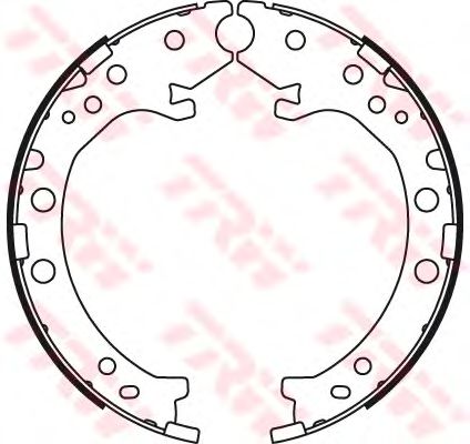 Тормозные колодки ручника TRW GS8789