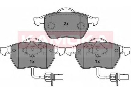 Тормозные колодки KAMOKA JQ1012646