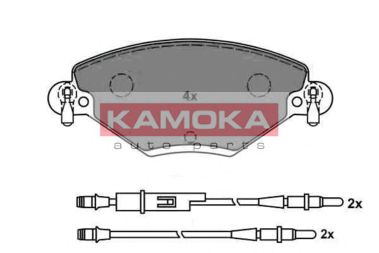Тормозные колодки KAMOKA JQ1012822