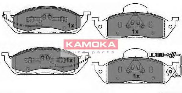 Тормозные колодки KAMOKA JQ1012800