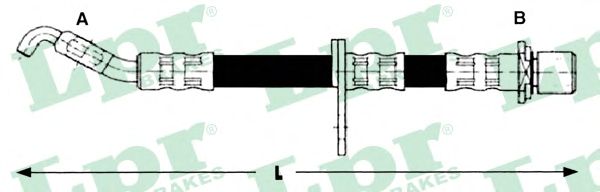 Тормозной шланг LPR 6T47437