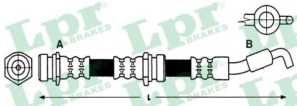 Тормозной шланг LPR 6T47920