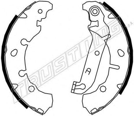 Тормозные колодки TRUSTING 040.149