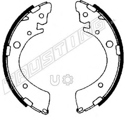 Тормозные колодки TRUSTING 044.013