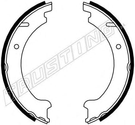 Тормозные колодки ручника TRUSTING 127.272