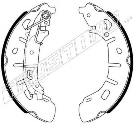 Тормозные колодки TRUSTING 034.124