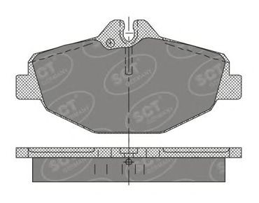 Тормозные колодки SCT Germany SP 403