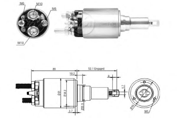 Втягивающее реле ERA ZM3639