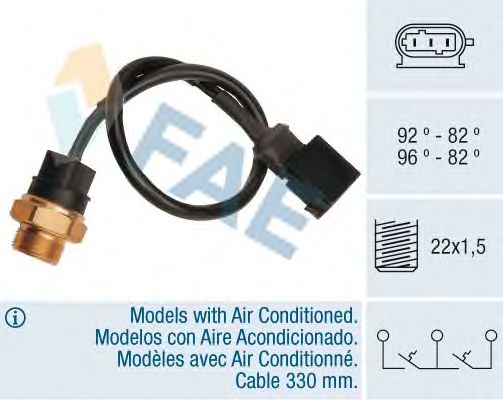 Датчик включения вентилятора FAE 38260