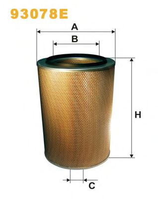Воздушный фильтр WIX FILTERS 93078E