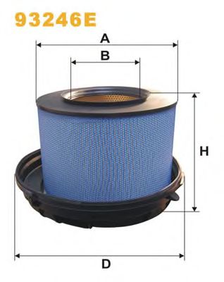 Воздушный фильтр WIX FILTERS 93246E