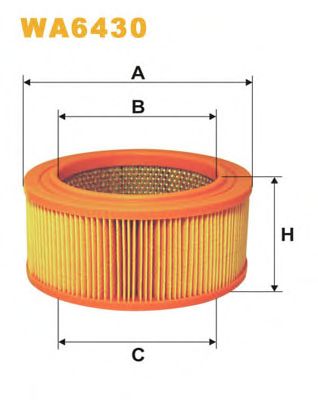 Повітряний фільтр WIX FILTERS WA6430