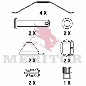 Тормозные колодки MERITOR MDP3087K